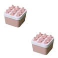 thumbnail image 4 of Dispositivo de fabricación de moldes para paletas de hielo Ounissouiy 2piezas Rosa, 4 of 6