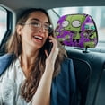 thumbnail image 5 of Invader Zim Car Headrest Cover 2 Pcs Vehicles Seat Pillow Cover Protector Accessories Decor Auto Front/Rear Seats Head Rest Cover 2 Pcs Universal Fit Most Cars Sedan SUV Van, 5 of 7