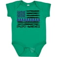 thumbnail image 3 of Inktastic Epilepsy Awareness Purple Ribbons and Flag Boys or Girls Baby Bodysuit, 3 of 5