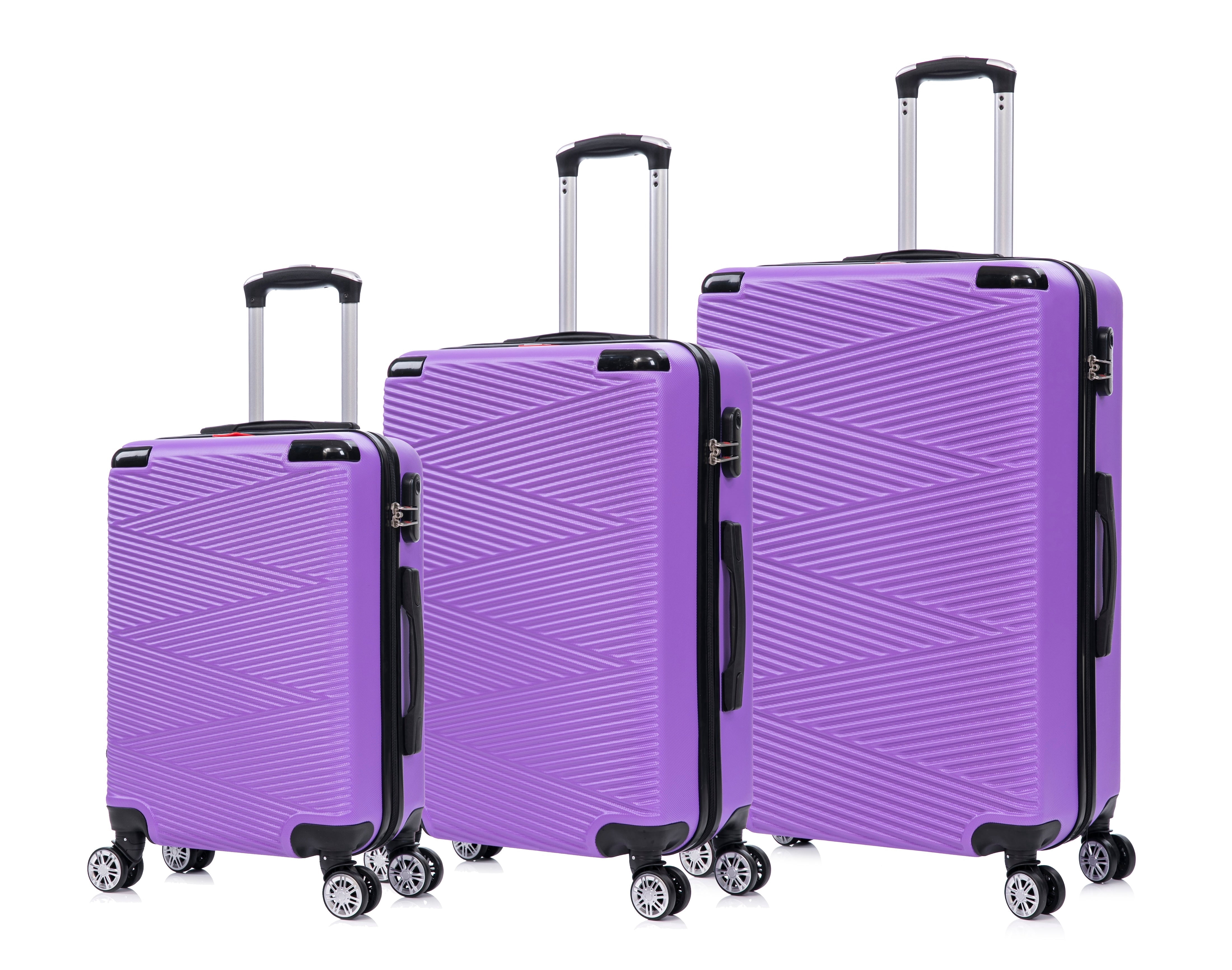 Swissgear 8020 Expandable Hardside Spinner 3pc Luggage Set, Cream