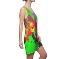 thumbnail image 6 of Women's Cut & Sew Racerback Dress (AOP) Flamin' Neon, 6 of 7