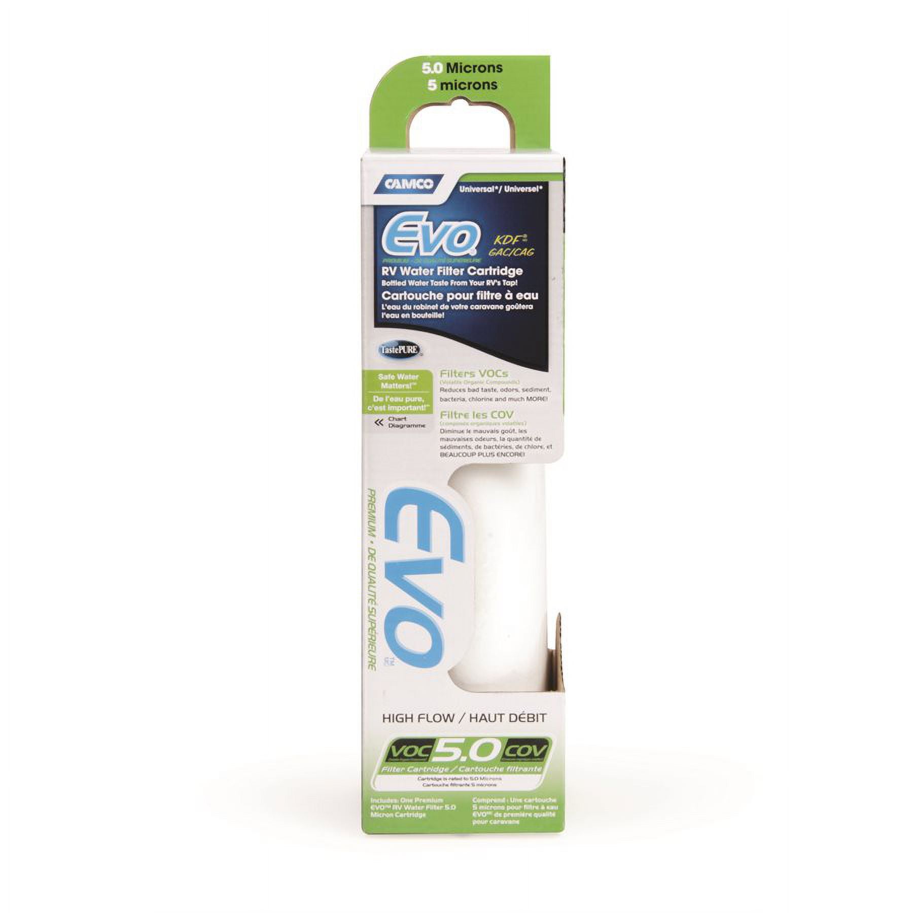 Evo Camco 40620 Premium Replacement Water Filter Cartridge