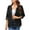 Black, variant on Busydd Denim Jackets for Women Casual Long Sleeve Button Lapel Womens Jackets Comfortable Pockets Womens Fashion XL