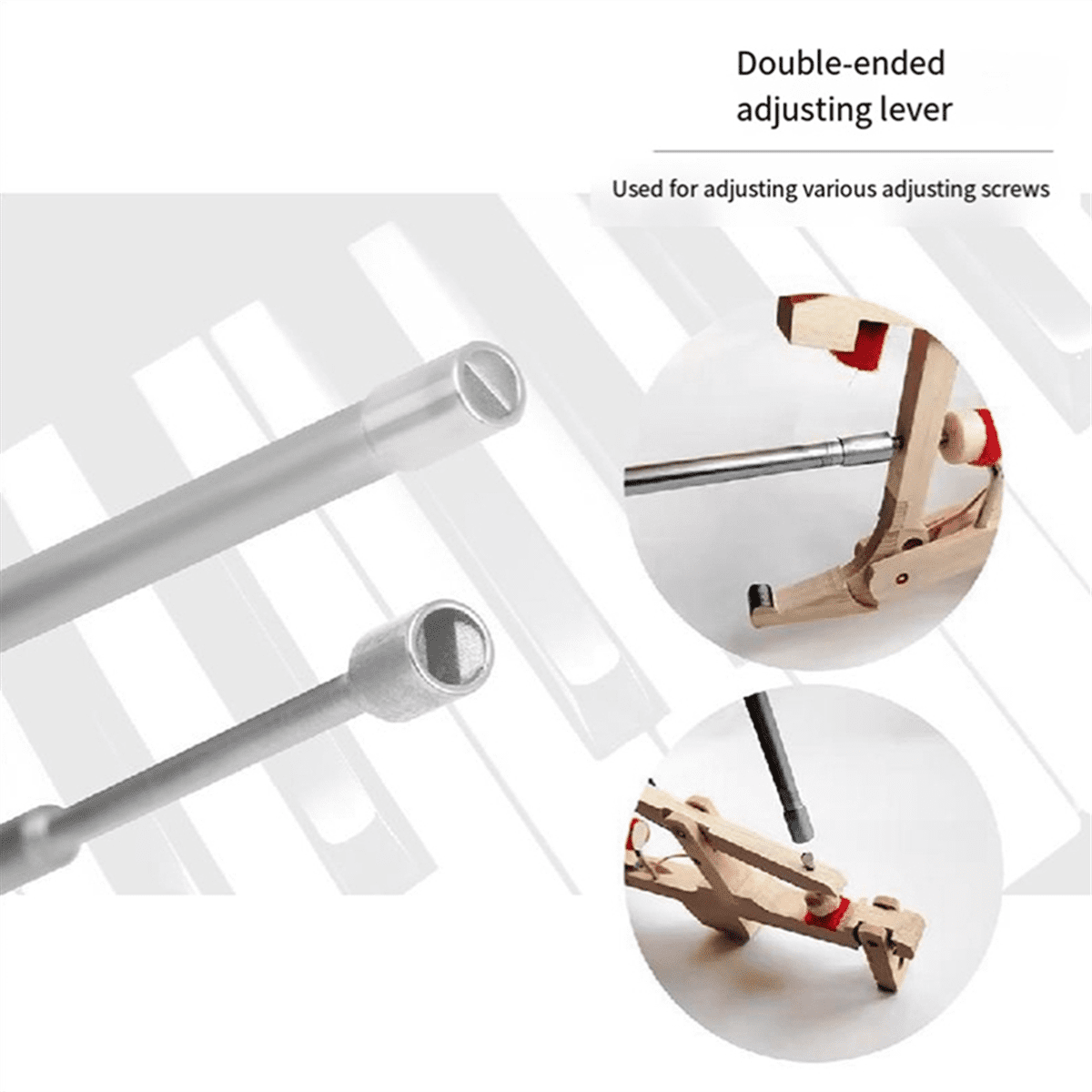 Keyboard Instrument Piano Tuning Tool Grand Piano Double-Ended Adjustment Wrench Piano Tuning Wrench Repair Accessories