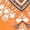 Orange, variant on Unixex Dashiki Print African Tribal Tunic Top with Hoodie