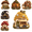 3D Fabric Poke Art Kit-(Beehive Honey)-A8, variant on Creative Beaded Mini World 3D DIY Kit Collection, 3D Beaded Animal Kit, Funny Mini Craft Set, DIY Creative Jewelry Art Craft, Thoughtful Gift For Adult Crafters And Hobby Beginners Mouse Friends