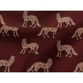 thumbnail image 4 of oneOone Viscose Jersey Fabric Fox Block Print Fabric By The Yard 60 Inch Wide, 4 of 5