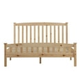 thumbnail image 6 of uhomepro Wood Full Bed Frame for Kids Adults, Platform Bed Frame with Headboard and Footboard, Modern Full Size Bed Frame with Wood Slats Support, Bedroom Furniture, No Box Spring Needed, Q17322, 6 of 11
