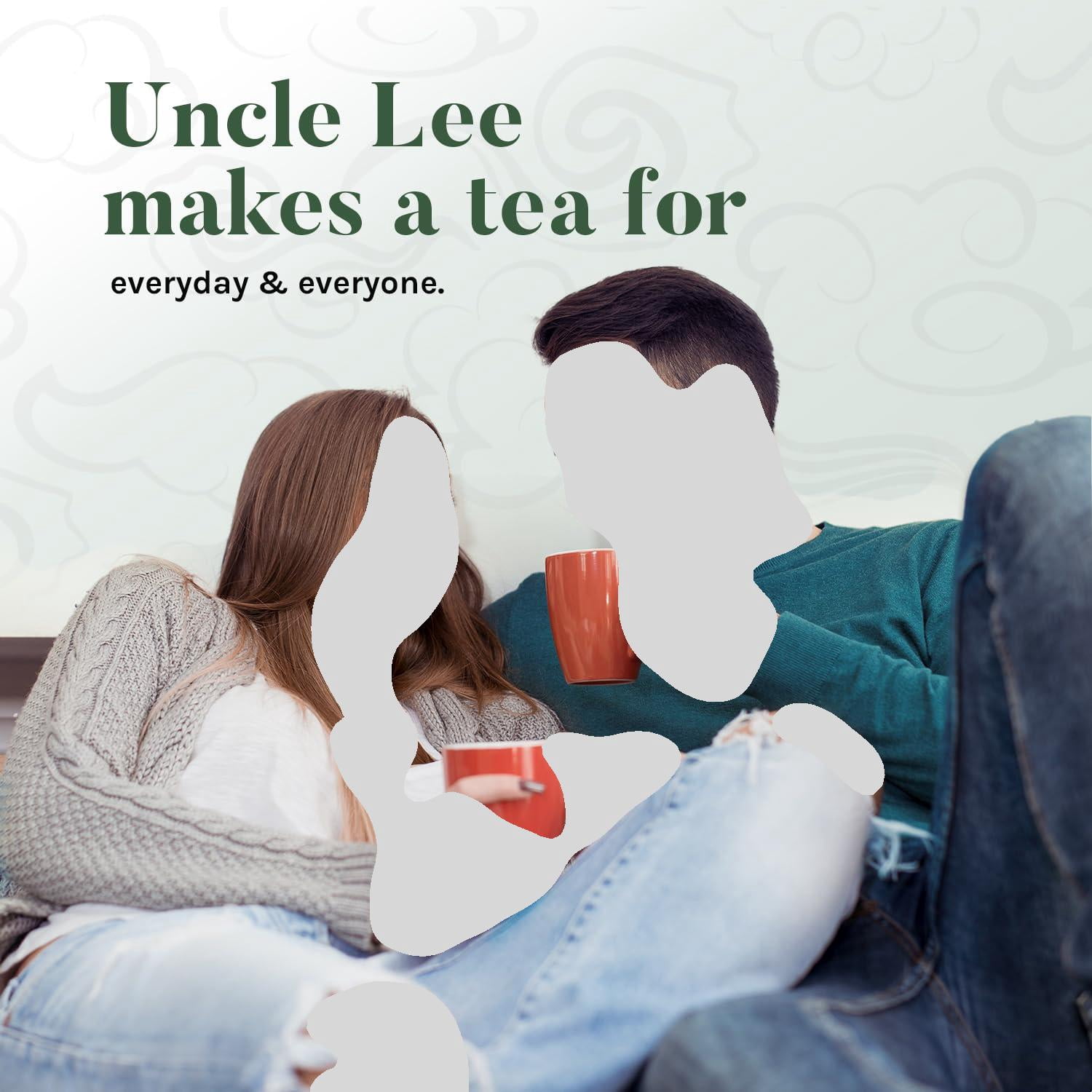Uncle Lee's Organic Green Tea Bags 4-Pack, 106-Count Super Packs – Bright & Refreshing, Lightly Caffeinated Bulk Tea for Home, Office, Camping