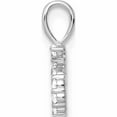thumbnail image 3 of 14K White Gold Diamond Number 5 Pendant (13.53 X 5.13) Made In India -Jewelry By Sweet Pea, 3 of 8
