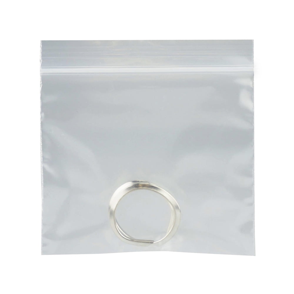 3 Sizes Ziplock Bags 300pcs Baggies Small Clear Plastic Bags Grip Seal Bags Reusable Resealble Pouches Snap Bags for Kitchen Craft Beads Jewellery Samples Cookies Sweets Storage 
