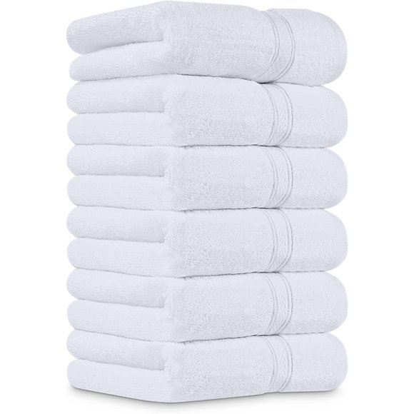 Toallas de mano Utopia Towels Premium, 100% algodón, 600 g/m², paquete de 6