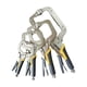 thumbnail image 3 of 4x Abrazaderas de tornillo de banco Abrazaderas de cara de metal con mango antideslizante Alicates de bloqueo de carpintería de metal multifuncionales, 3 of 8