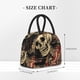 thumbnail image 2 of Fotbe Gothic Eastern Floral Skull Bolsa de Almuerzo con Estampado, Lonchera Aislada, Contenedor de Comida Reutilizable Tipo Cooler a Prueba de Fugas, 2 of 6