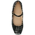 thumbnail image 4 of Journee Womens Carrie Wide Width Buckle Square Toe Mary Jane Dress Flats, Widths Available, 4 of 9