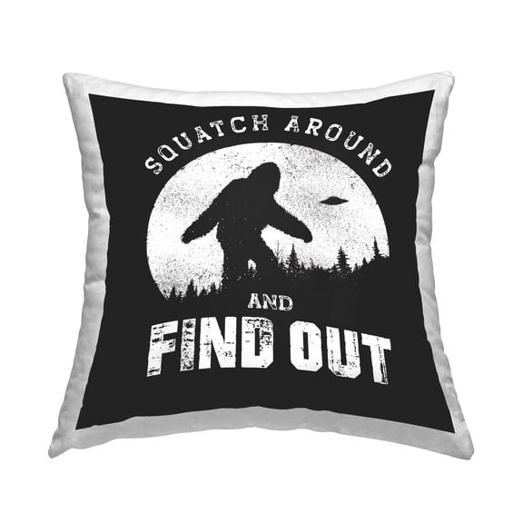 Stupell Industries Funny Mythical Monster Saying Decorative Printed Throw Pillow Design by Jedco Brands, Inc..