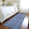 thumbnail image 3 of Dalyn Rugs Premium Machine Washable Mayfield AMF982 Denim 2'3" x 7'6" Runner Rug, 3 of 6