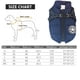 thumbnail image 5 of Chaqueta De Perro Chaleco cálido para perros de dos patas suave con cremallera para suministros de invierno para mascotas (azul XXL), 5 of 8