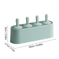 thumbnail image 2 of Set 4 Pieces Homemade Silicone Maker Kid Easy Release Ice Ice Tray And round Ice Tray Wire Tray for Freezer Garnish Tray with Ice Compartment Ice Trays for Baby Food, 2 of 3