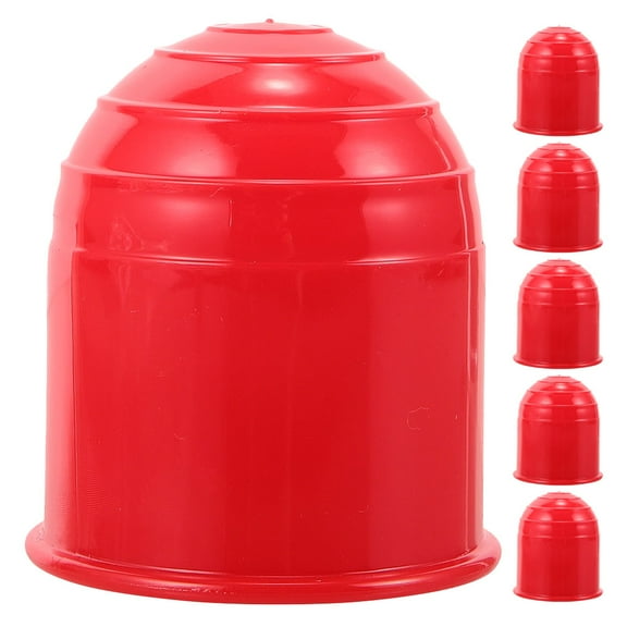 Masteelf 6pcs Hitch Ball Cover Trailer Replacement Hitch Ball Cover Trailer Hitch Covers Tow Ball Cover Trailer Towing Ball Caps Hitch Ball Protection Cover