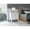 2#White, variant on DUOSONG Breeze Four-Legged Modern Bedroom Nightstand, With Two Drawers Black Engineered Wood Furniture Dining Furniture Kitchen Islands & Carts