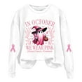 thumbnail image 4 of Bibifish Sweatshirts For Women Halloween Funny Spooky Graphic Casual Long Sleeve Sweatshirts Fall Oversized Crewneck Pullovers, 4 of 4