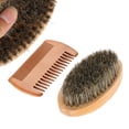 thumbnail image 1 of Peine de Barda, Cepillo de Barba, Barba de Limpieza de Cepillo de Afeitar Portátil para Barba Kit de Preparación de Limpieza, 1 of 7