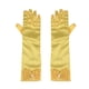 thumbnail image 1 of 1 par de guantes largos de satén con lazo para niña de las flores, para boda, fiesta de noche (amarillo), 1 of 8