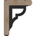 thumbnail image 3 of 3 1/2"W x 11 1/2"D x 14"H Bradford Craftsman Ironcrest Smooth Bracket, Douglas Fir (1 1/2"W x 7 1/2"D x 10"H Iron Bracket), 3 of 5