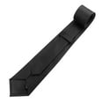 thumbnail image 6 of Xfvqtps Tie for Men Pre-Tied Classic Neckties Soild Color 3.15" for Formal Dress Business Black, 6 of 7