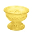 thumbnail image 2 of Goohae Glass Holy Water Bowl, Glass Holy Water Offering Bowl for Buddha Altar Prayer Home Blessing Wedding Decor Home Blessing Wedding Decor, Buddha Altar Prayer Bowl Yellow, 2 of 9