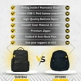 thumbnail image 5 of LENZN Business Backpack, Unisex Fits for 15.6-inch Laptop with USB Charging Port, Durable Ballistic Nylon, 5 of 10