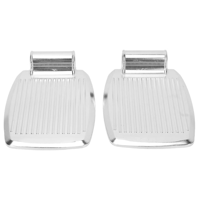 Reposapiés de repuesto para silla de ruedas, 2 unidades, de aleación de aluminio, con textura rayada