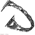 thumbnail image 3 of Bracelet Papillon Compatible avec Apple Watch, Bracelet en Métal avec Diamants, Sangle de Poignet Compatible avec Iwatch, 3 of 3