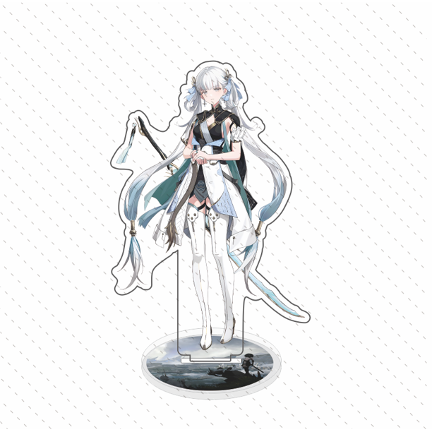 Figura de la galería de Jinhsi de Wuthering Waves, soporte para modelo, placa, llavero, Changli, acrílico, de pie, Anime, Zhezhi, Xiangliiyao, regalos