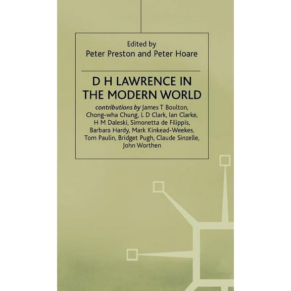 D. H. Lawrence in the Modern World, (Hardcover)
