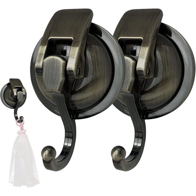 Window Suction Cups with Hooks – Suction Cup Hanger, Glass Suction Cup Wall Hook, Window Hanger for Windows, Suction Cup Glass Window Hanger, Durable Removable Without