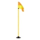 thumbnail image 3 of Bandera de esquina para campo de fútbol, ​​poste de advertencia, multifunción, ajustable, portátil, de 1,5 m, para entrenamiento de agilidad de fútbol, 3 of 8