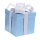 thumbnail image 2 of Caja de regalo para cumpleaños, embalaje de regalo, envoltura de regalos, caja de regalo con tapas, padrino de boda Azul 30cm, 2 of 9