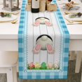 thumbnail image 1 of Easter Table Runners 13x70 Inches  Bunny Gnomes Linen Burlap Happy Easter Table Runners for Kitchen Holiday Party, 1 of 4
