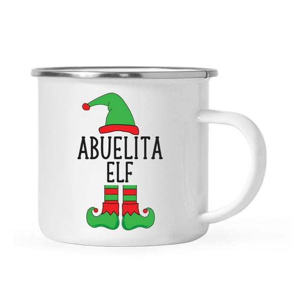 Koyal Wholesale Spanish Family Elf Stainless Steel Campfire Mug, Abuelita