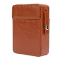 thumbnail image 3 of PU Leather Case, One Piece Design Lighter Case Comfortable Grip Oily Texture Pressure Resistant 20pcs Capacity For Gifts For Men ANGGREK Otros, 3 of 8