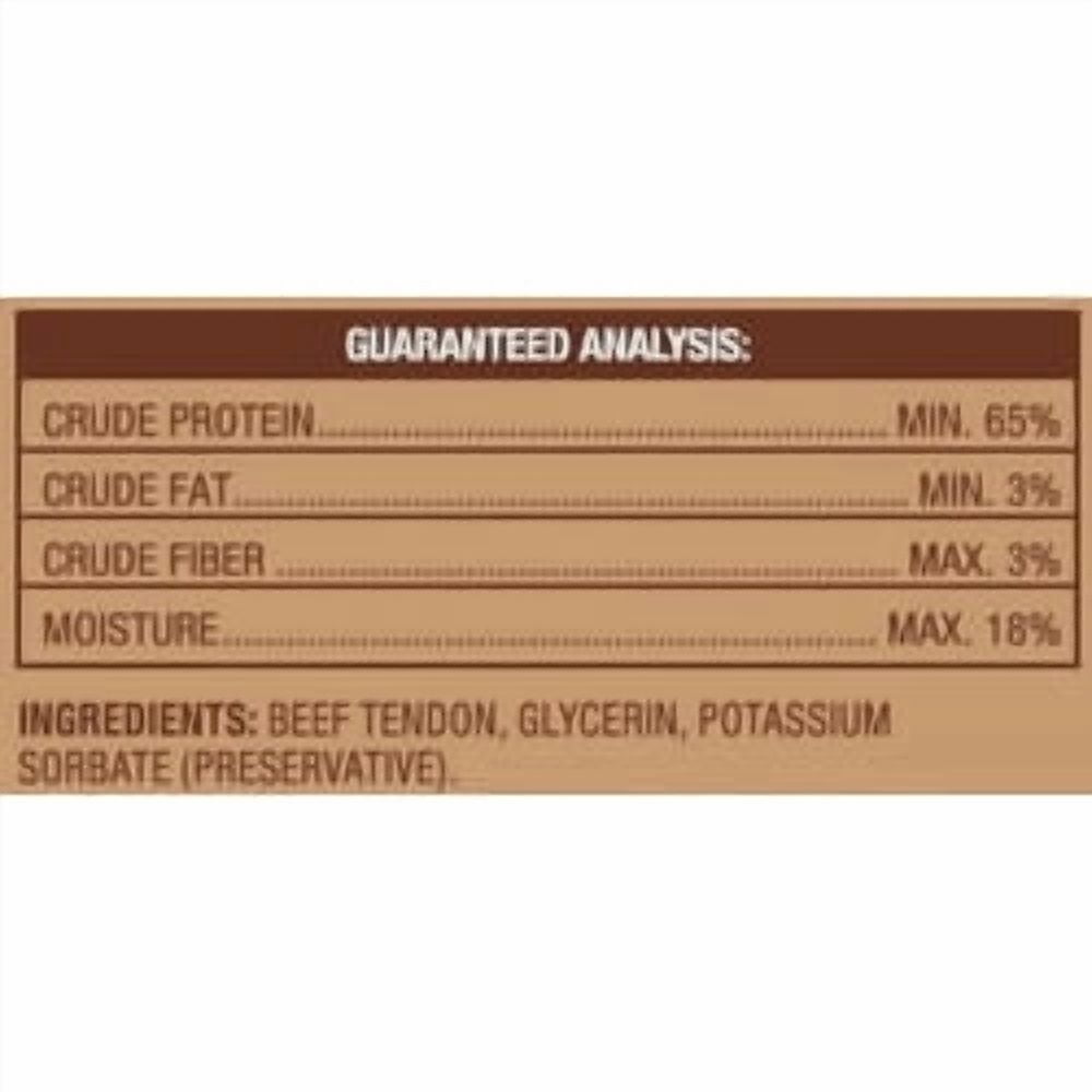 (4 pack) Ol' Roy Beef Tendon Chews for Dogs, Original Flavor, 3.53 oz Bag