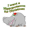thumbnail image 2 of CafePress - Christmas Hippo Infant Bodysuit - Baby Light Bodysuit, Size Newborn - 24 Months, 2 of 4