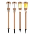 thumbnail image 1 of serony 4 Pieces Solar Flame Light Outdoor Torch Lamp Flickering Decorative Lighting for Landscape Driveway Path Courtyard Villa, 1 of 6