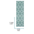 thumbnail image 6 of Livabliss Outdoor Rugs, 2x8 Alfresco Cottage Blue Runner Area Rug for Patio, Porch, Deck, Backyard, Waterproof Indoor Outdoor Carpet (2'5" x 7'10" Runner), 6 of 9