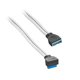 thumbnail image 1 of CableMod Modflex ángulo recto Right USB 3.0 Cable (blanco, 50 cm), 1 of 2