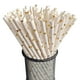thumbnail image 2 of Pajitas de Papel Desechables, Diseño Ecológico con Revestimiento Dorado, Resistentes y Seguras para Bebidas Frías y Calientes, Perfectas para Fiestas y Celebraciones, Paquete de 100, Sin Quí, 2 of 3
