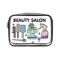 thumbnail image 2 of Categorized Transparent Storage Bags, Four Pattern For Toiletries Cosmetics Medicines Electronics, Portable Travel Organizer (C), 2 of 4