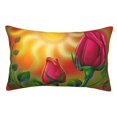 thumbnail image 1 of Balery Rose Psychedelic Funda de Cojín Estampada, Regalos para Mujeres, Regalos de Amor para Ella, Regalos para Novia o Esposa, Funda de Almohada-16"x24", 1 of 6